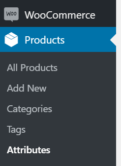 Setting up WooCommerce product attributes