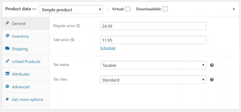 how to add WooCommerce Product Data