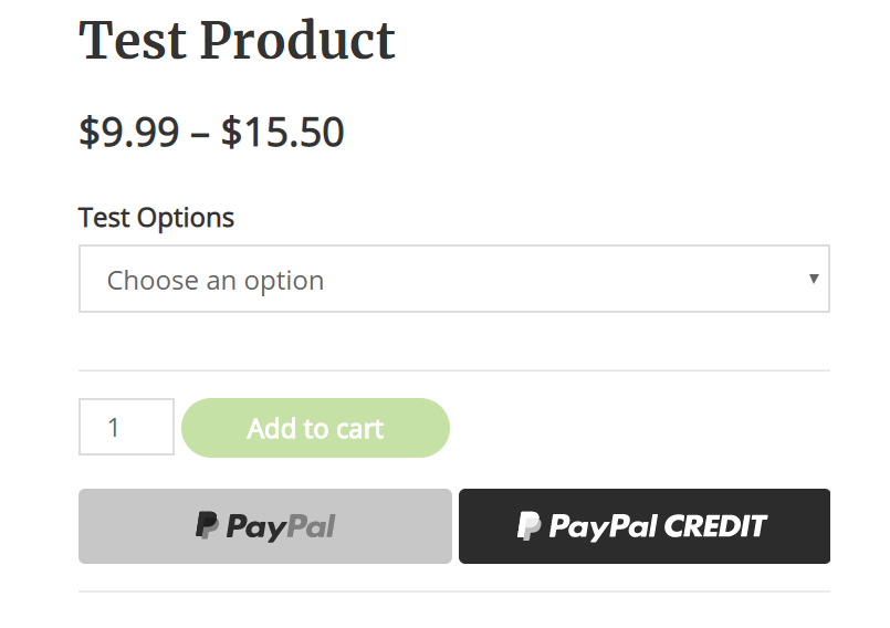 Variable checkout